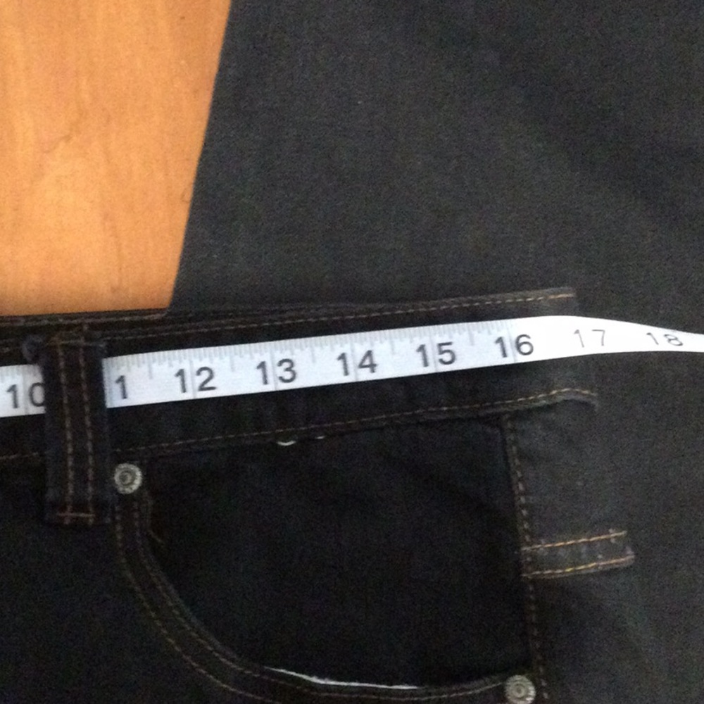 Nudie Slim Jim Black Jeans W 34 L33 - Picture 14 of 16